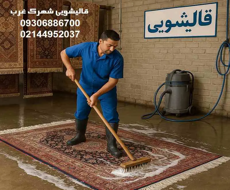 قالیشویی شهرک غرب - با دستگاه خشک‌ کن